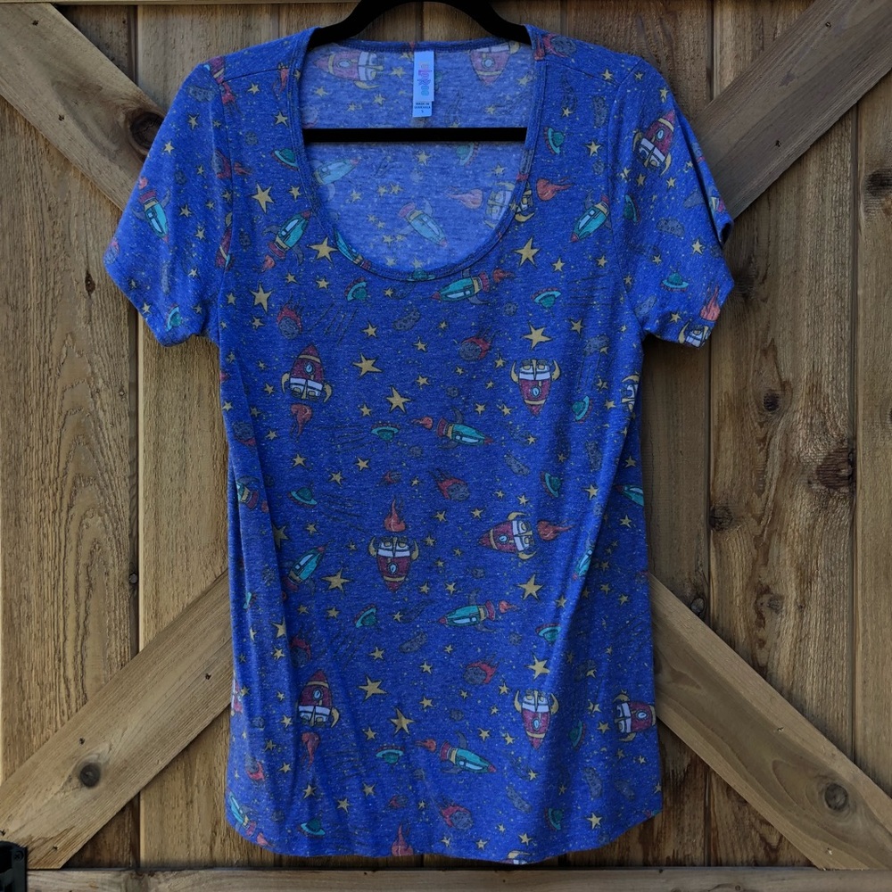 Lularoe Rocketship Classic T Size Small